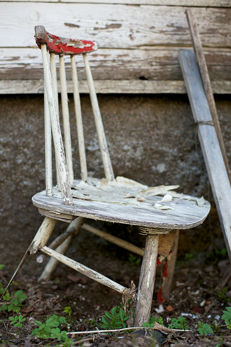 Old rotten chair