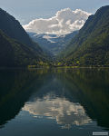 Odda - glacier reflection