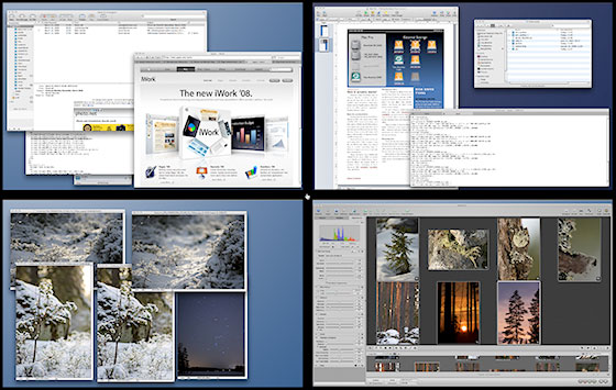 Mac OS X Leopard - Spaces