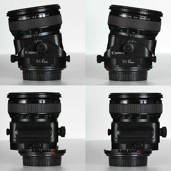 Canon TS-E45mm f/2.8 tilt and shift
