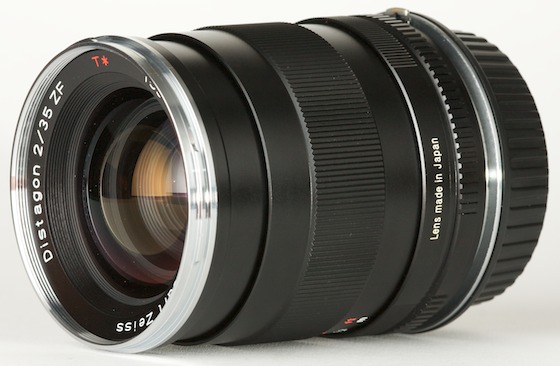 Carl
Zeiss Distagon T* 2/35 ZF - Front/Left
