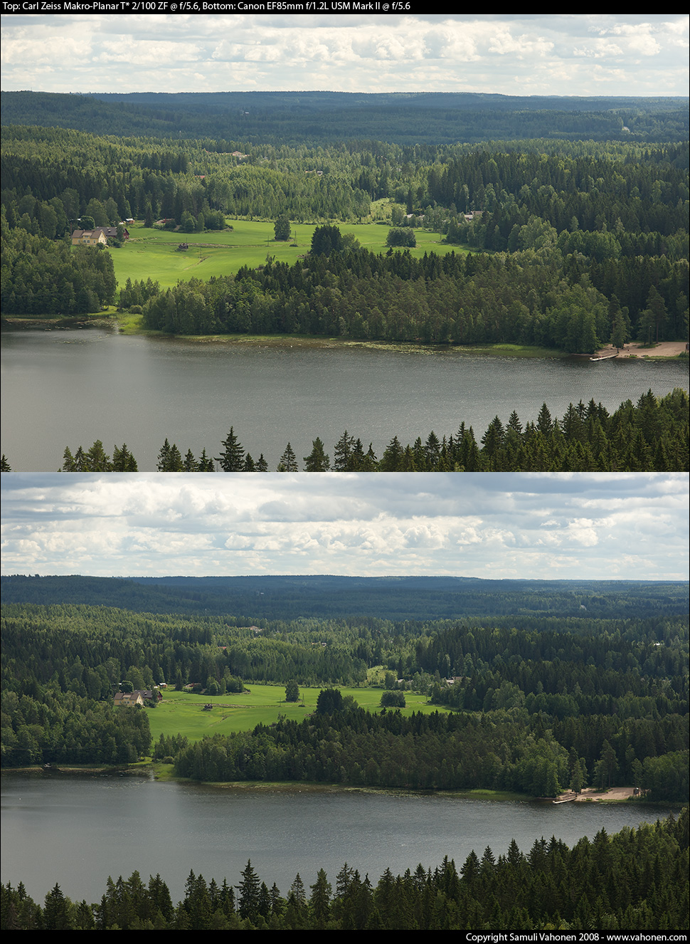 Carl Zeiss Makro-Planar T* 2/100 ZF vs. vs. Canon EF85mm f/1.2L USM Mark II - Landscape - f/5.6